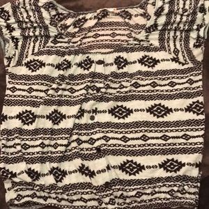 Black and mint shirt